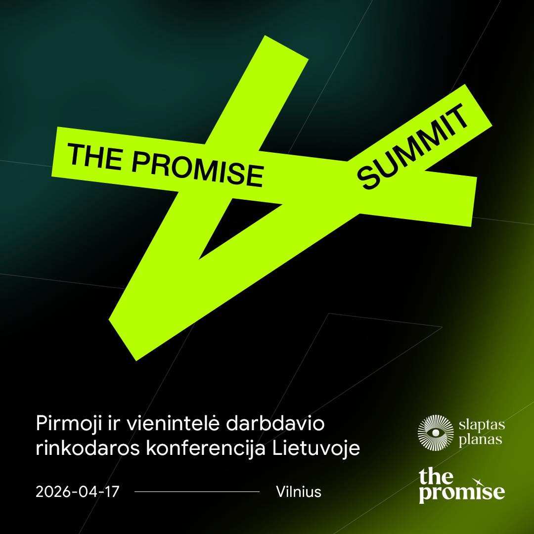 THE PROMISE SUMMIT – pirmoji ir vienintelė darbdavio rinkodaros konferencija Lietuvoje